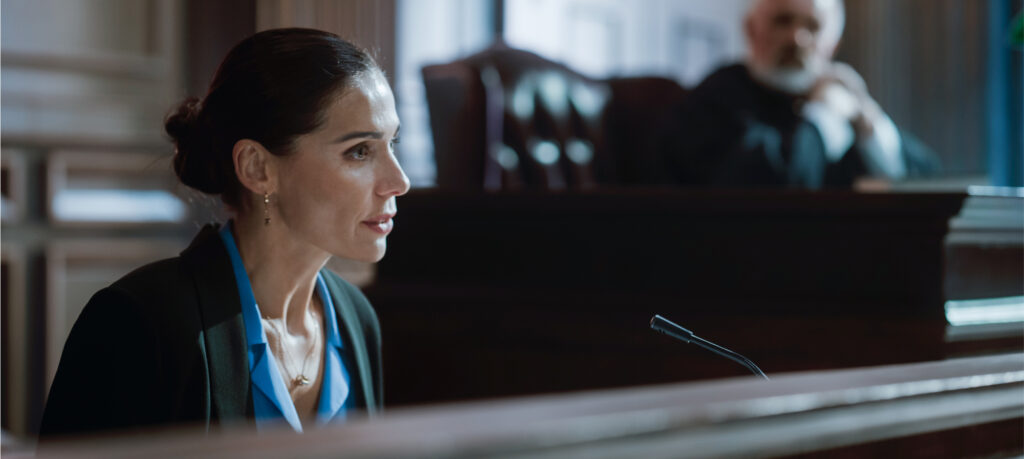 Expert witness on stand